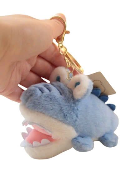 Móc Khóa Thú Bông Cá Mập Màu Xanh Biển Size 13cm - Chipchipshop