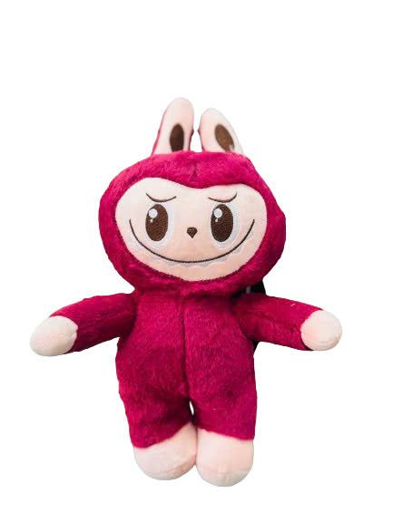 Thú Bông Labubu Đứng Màu Hồng Đậm Size 35cm - Chipchipshop