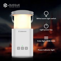 Đèn lồng gấp G-OUSSVE cắm trại - Sạc cổng USB, tiết kiệm năng lượng