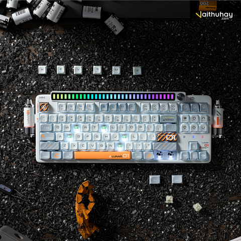  KEYSME LUNAR 01 - Bàn phím cơ tích hợp đèn RGB cảm biến âm thanh 