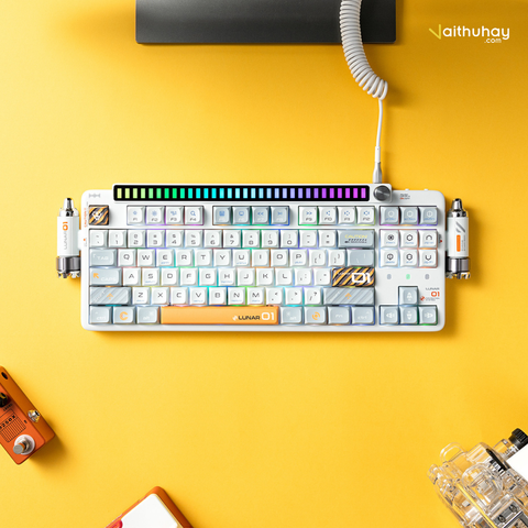  KEYSME LUNAR 01 - Bàn phím cơ tích hợp đèn RGB cảm biến âm thanh 