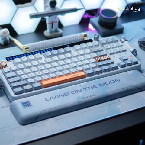  KEYSME LUNAR 01 - Bàn phím cơ tích hợp đèn RGB cảm biến âm thanh 