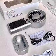 Quạt Mini 9Space Năng Lượng Mặt Trời - Cầm Tay, Sạc USB, Mát Mẻ Mọi Lúc