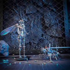 Mô hình 3D DIY kim loại Robot Bee Man - Đồ Chơi Thời Thượng Phong Cách Cyberpunk