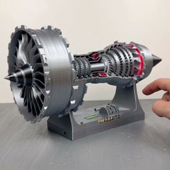 Mô hình động cơ tuốc bin quạt Rolls Royce DIY Trent 900 NikolaToy™