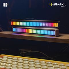 Đèn cảm ứng âm thanh gỗ cao cấp - NID B-Light gỗ