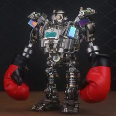 Mô hình 3D DIY bằng Kim Loại Sắt Cơ Khí Robot Đấm Bốc Hủy Diệt Kèm Loa Bluetooth