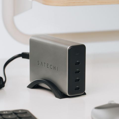  Dock sạc GaN Satechi USB-C 165W PD 4 cổng | Chính hãng Satechi 