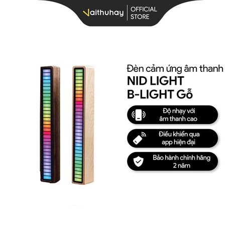  Đèn Cảm Biến Âm Thanh B-light Bóng LED RGB Tích Hợp Cổng USB 5V-2A Cảm Biến Âm Thanh Pin 20.000h - Vaithuhay 