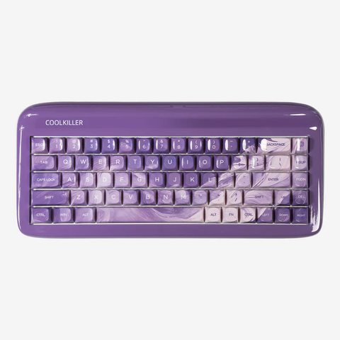 Bàn Phím Cơ Nhôm CoolKiller Vivid67 – Thiết Kế Độc Đáo, Đèn Nền RGB Rực Rỡ, Kết Nối Linh Hoạt