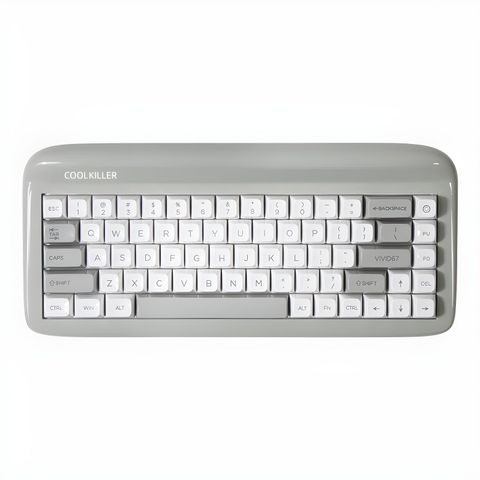 Bàn Phím Cơ Nhôm CoolKiller Vivid67 – Thiết Kế Độc Đáo, Đèn Nền RGB Rực Rỡ, Kết Nối Linh Hoạt