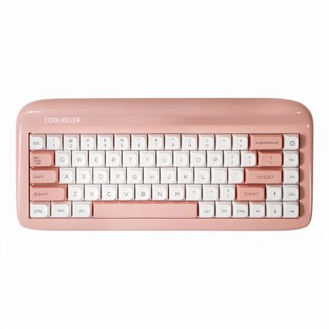 Bàn Phím Cơ Nhôm CoolKiller Vivid67 – Thiết Kế Độc Đáo, Đèn Nền RGB Rực Rỡ, Kết Nối Linh Hoạt