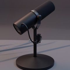 Micro Thu Âm Shure SM7B, Hướng thu Cardioid chuẩn xác, Bộ lọc pop tích hợp và mút lọc A7WS, Lựa chọn hàng đầu cho âm thanh chuyên nghiệp