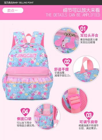 Balo QC đi học hoạ tiết chuột Mickey đan tua rua ERIk