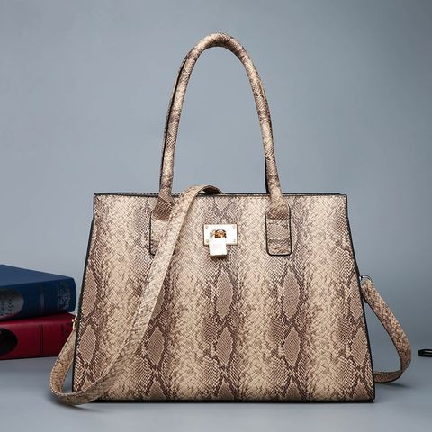 Túi xách tay cổ điển thời trang da rắn đựng giáo án hồ sơ size 35 A143 ERIK