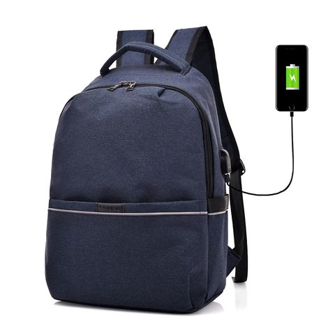 Balo laptop phản quang size 44, tích hợp cổng sạc pin A147 ERIK