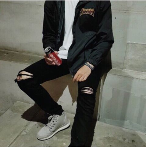 Áo khoác dù nam thời thượng THRASHER