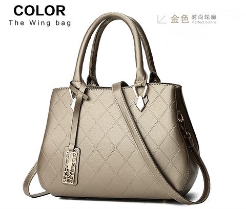 Túi xách Quảng Châu phối caro cách điệu H034 ERIK