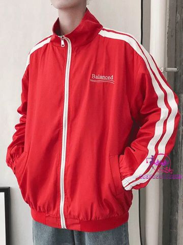 Áo khoác thời trang UNISEX sọc to phối cực chất B050 ERIK