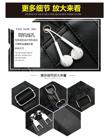 Ba lô Quảng Châu sọc da kèm nơ xinh chống nước H040 ERIK