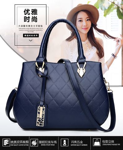 Túi xách Quảng Châu phối caro cách điệu H034 ERIK