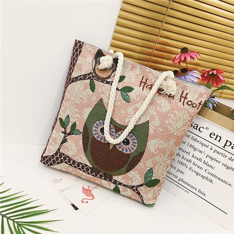 Túi tote cao cấp cú mèo dây thừng chắc chắn QC C056 ERIK