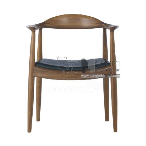 KENNEDY |  Ghế gỗ hiện đại nệm đen giá rẻ tp hcm