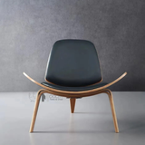 Ghế thư giãn gỗ uốn cong Shell Chair