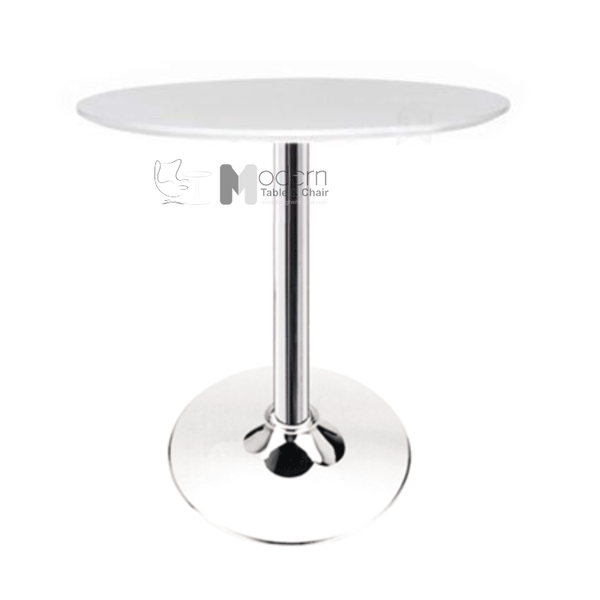 Bàn cafe chân thép mạ chrome TE1501-06W