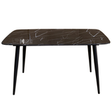 Bộ bàn ăn mặt đá marble 4 ghế TN1226-14E2_LUX 18A