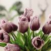 Hoa tulip giả trang trí