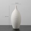 Bình gốm ceramic nghệ thuật sứ trắng N613