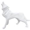Tượng chó sói origami trang trí