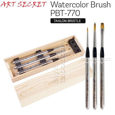 Bộ cọ travel Art Secret hộp gỗ PBT-770