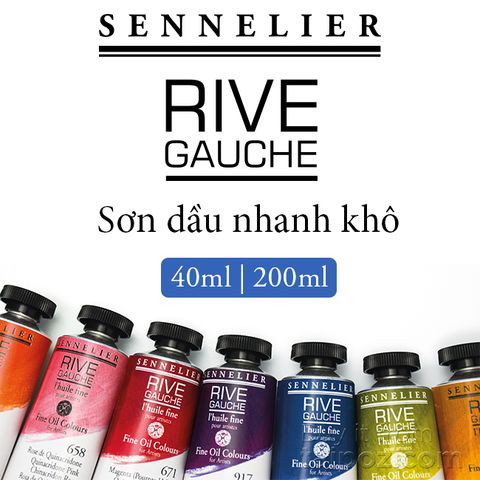 Sơn dầu nhanh khô Sennelier Rive Gauche, tuýp lẻ