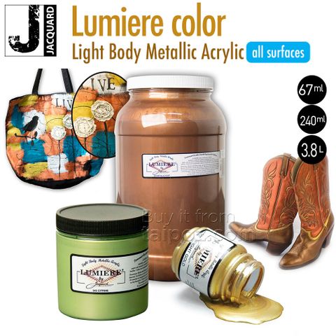 Màu vẽ đa chất liệu Jacquard Lumiere Artist Acrylics