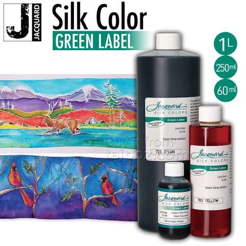 Màu vẽ lụa gốc nhuộm Jacquard Green Label, màu lẻ
