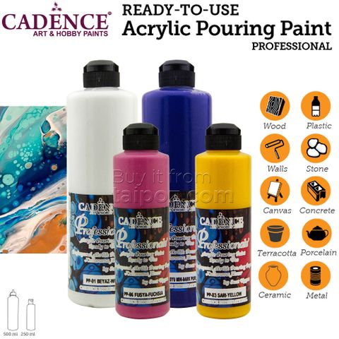 Màu acrylic pouring Cadence pha sẵn