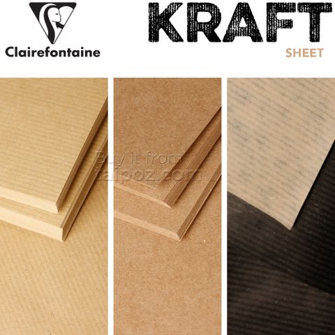 Giấy kraft Clairefontaine, tờ lẻ