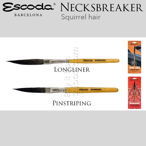 Cọ vẽ pintriping và longliner Escoda Necksbreaker