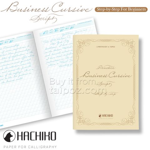 Sổ tự luyện viết chữ Business Cursive Hachiko