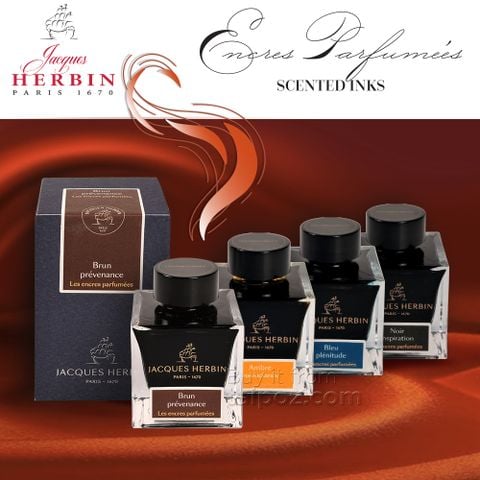 Mực bút máy cao cấp Jacques Herbin Essential hương hoa (scented ink)