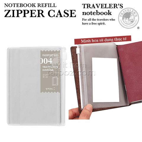 Túi zip đựng đồ 004 Midori - passport size