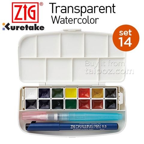Màu nước Zig Transparent Watercolor Set 14