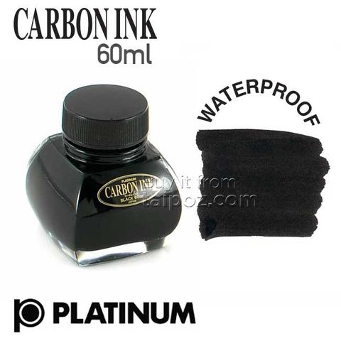 Mực bút máy waterproof Platinum Carbon Ink