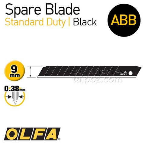 Lưỡi dao Olfa Standard Duty 9mm ABB