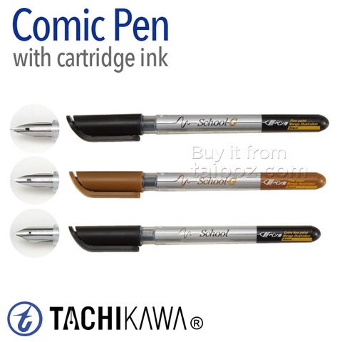 Bút vẽ bơm mực Tachikawa Comic Pen