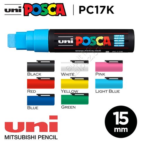 Bút vẽ trên nhiều chất liệu Uni Posca PC17K, bút lẻ