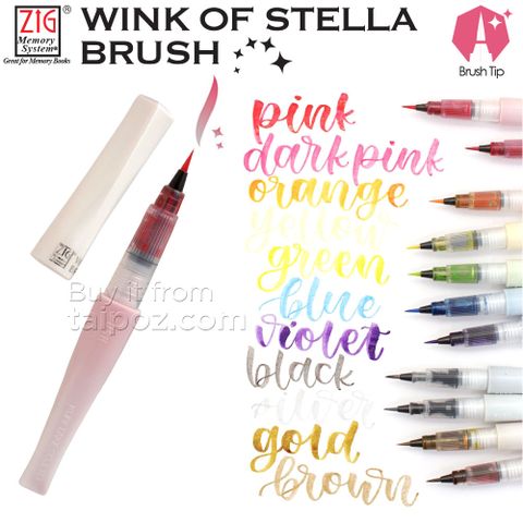 Bút kim tuyến ZIG Wink of Stella Brush, cây lẻ