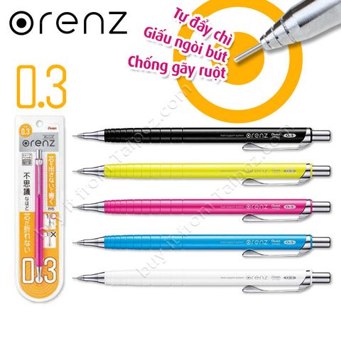 Bút chì kim Pentel Orenz 0.3mm, thân nhựa